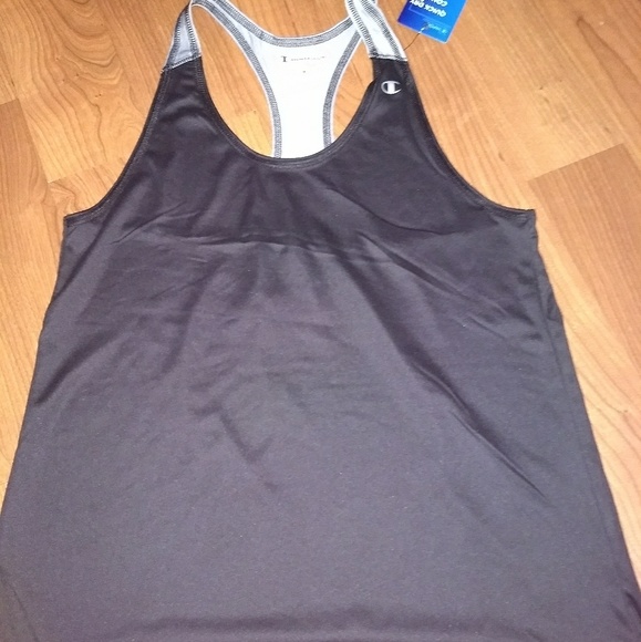 champion black tank top